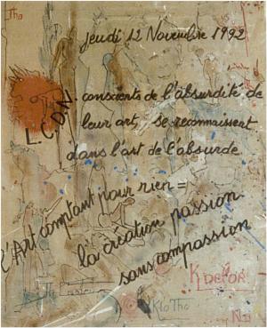 Manifeste de l'art comptant pour rien